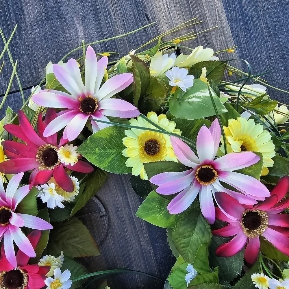 Handmade Spring Whimsical Wreath 24